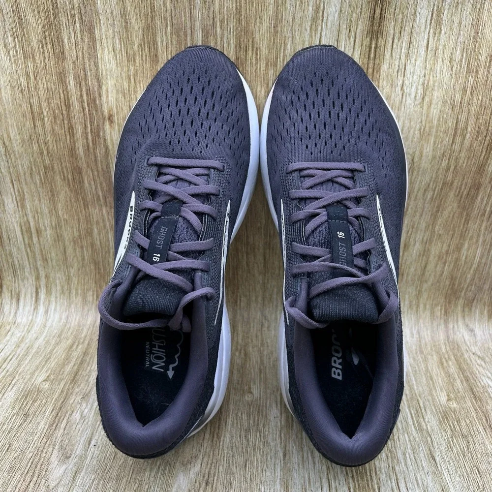 Brooks Ghost 16 Men's Size 11.5 Black Ebony Sneakers Running Shoes 1104181D090